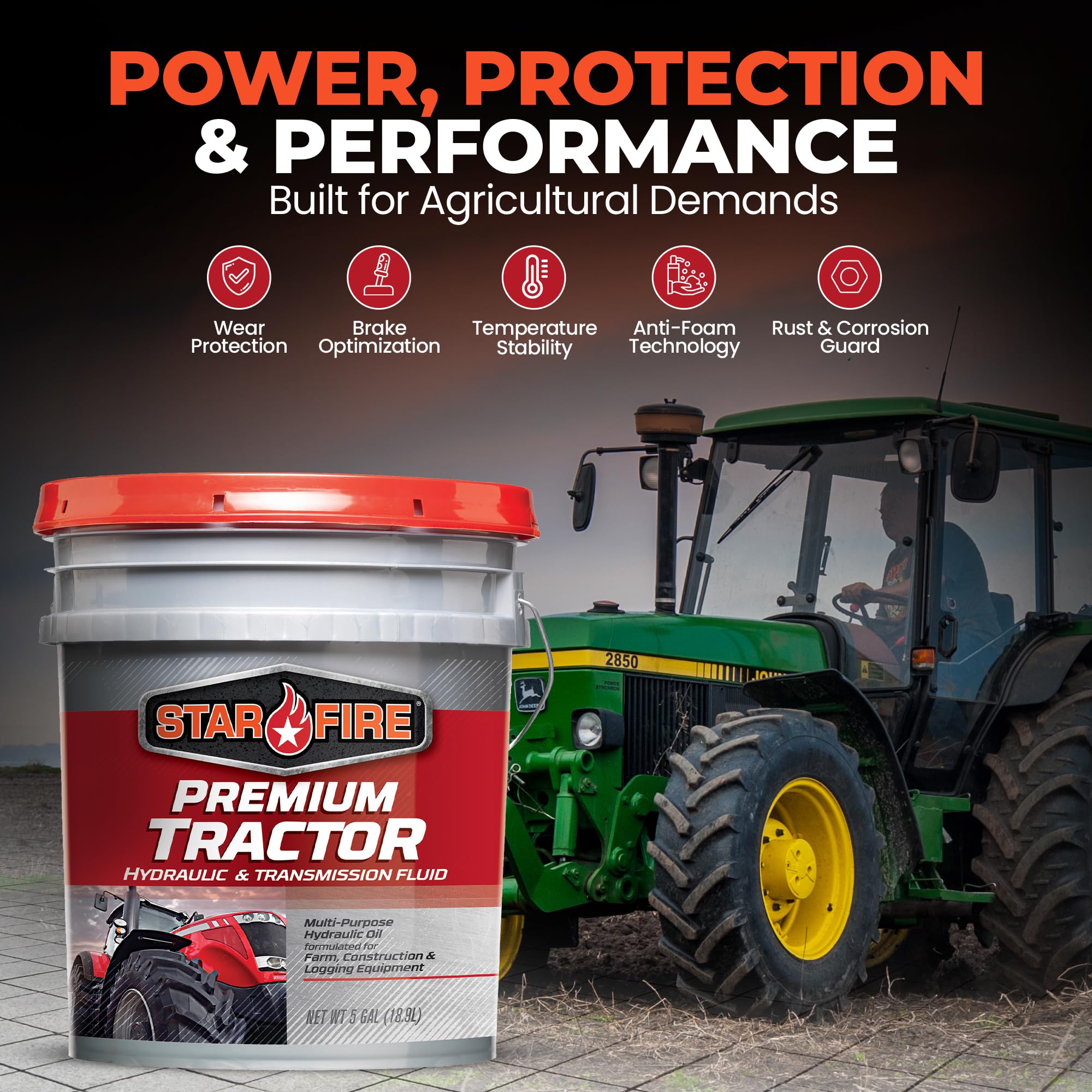 Snapklik.com : STARFIRE Premium Tractor Hydraulic & Transmission Fluid ...