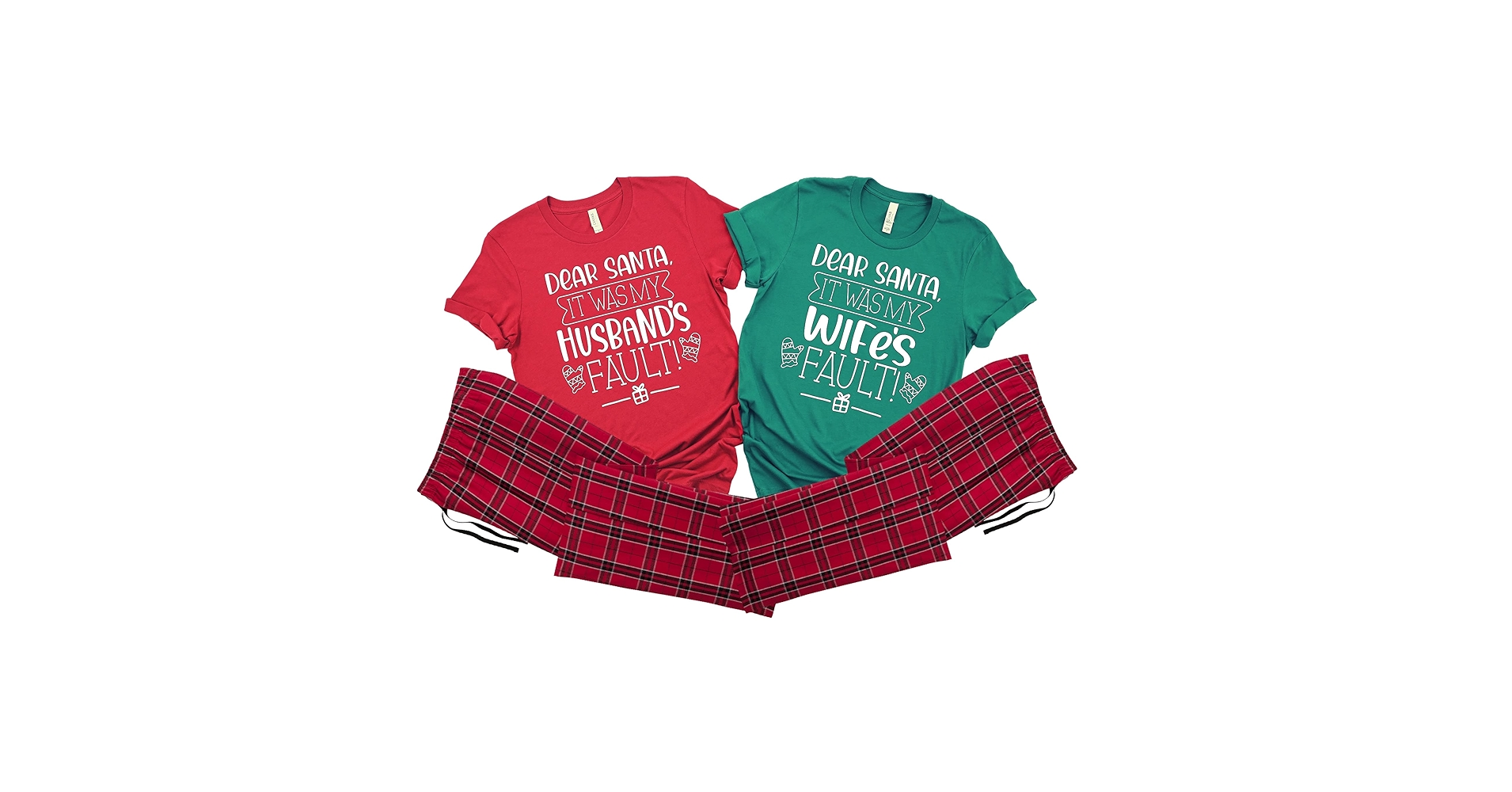 Amazon.com: Matching Couples Christmas Pajamas | Dear Santa