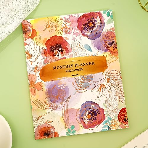 Miniatura 2 de CAGIE Agenda mensual 2024-2025, agenda mensual de 8.5 x 11 pulgadas, calendario de 2 años 2024 2025, enero 2024 a diciembre 2025 con pestañas,