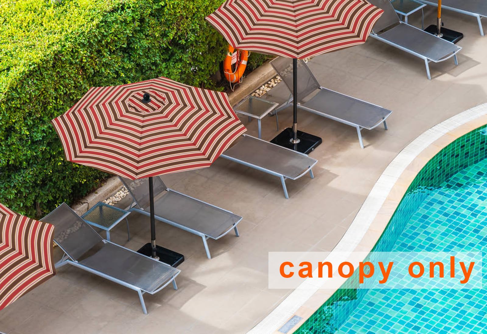 9 ft steel crank and tilt patio umbrella in ruby Red Crank & Tilt Round Patio Umbrella, 9'