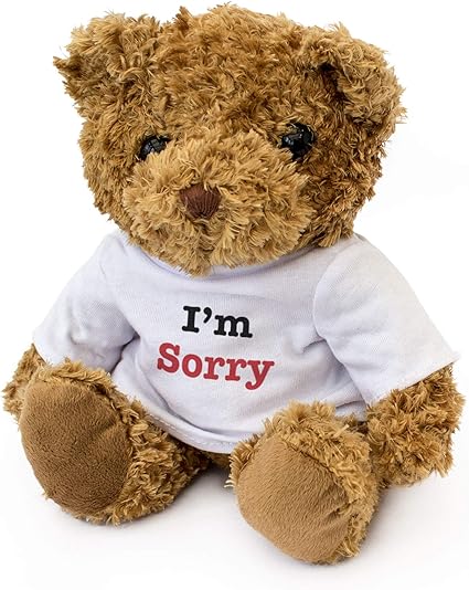 New I Am Sorry Teddy Bear Cute Soft Cuddly Sorry Gift Present Amazon Co Uk Toys Games New I Am Sorry Teddy Bear Cute Soft Cuddly Sorry Gift Present Amazon Co Uk Toys Games