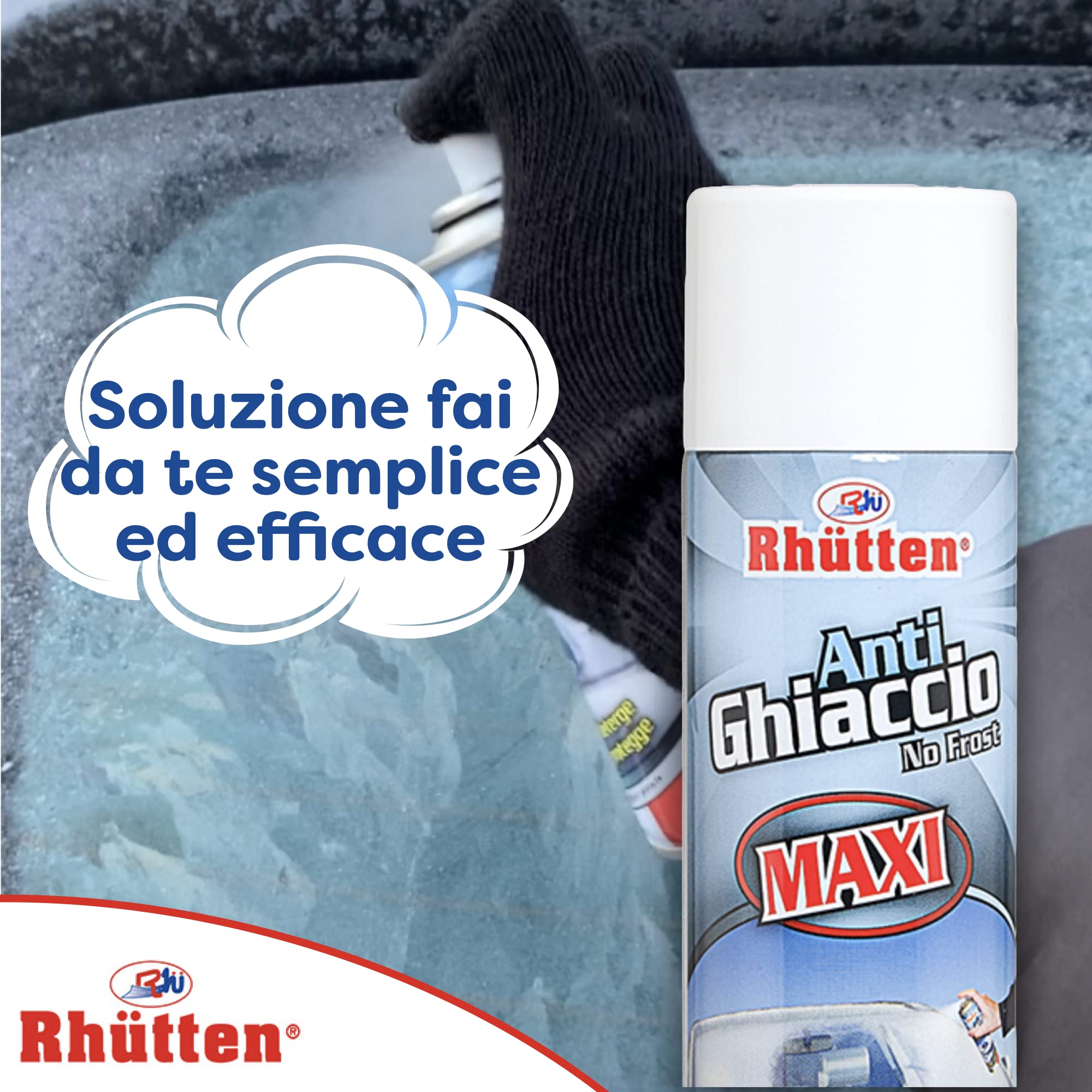 Antighiaccio No Frost Maxi 400ml, Scioglie Ghiaccio Auto Parabrezza Serrature Tergicristallo