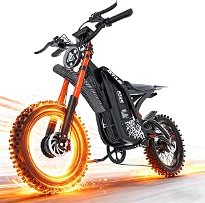 Misodo Electric Dirt Bike for Adults Teens, 5500W Peak Motor, 100 Miles