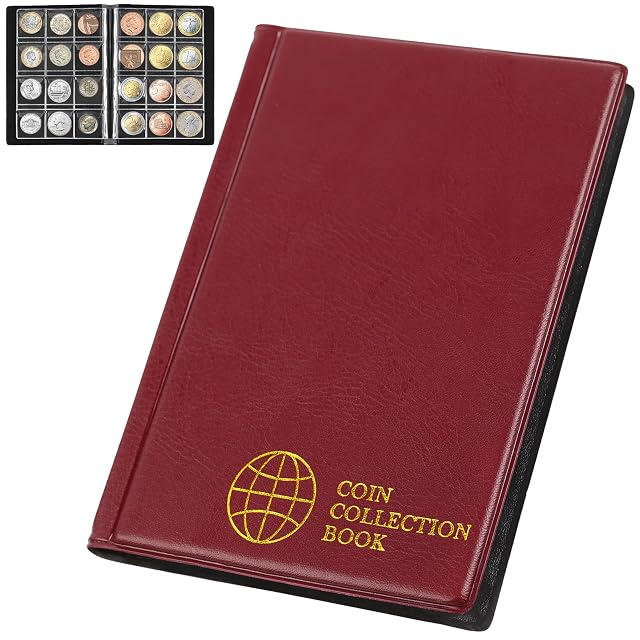 Álbum De Colección De Monedas Con 120 Bolsillos 30x30mm/1,2x1,2 Pulgadas