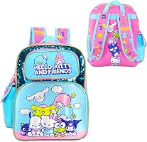 Hello Kitty and Friends Rainbow Backpack and Sanrio Cinnamoroll Pouch Set NWT Amazon.com | Sanrio Backpack with Lunchbox Featuring  main image 4