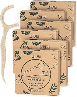 Zahnseide Sticks nachhaltig, plastikfrei, 300 Stück, vegan