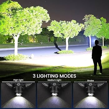 Amazon.com : azamine LED Headlamp Rechargeable 2Pack, 99000 Lumens
