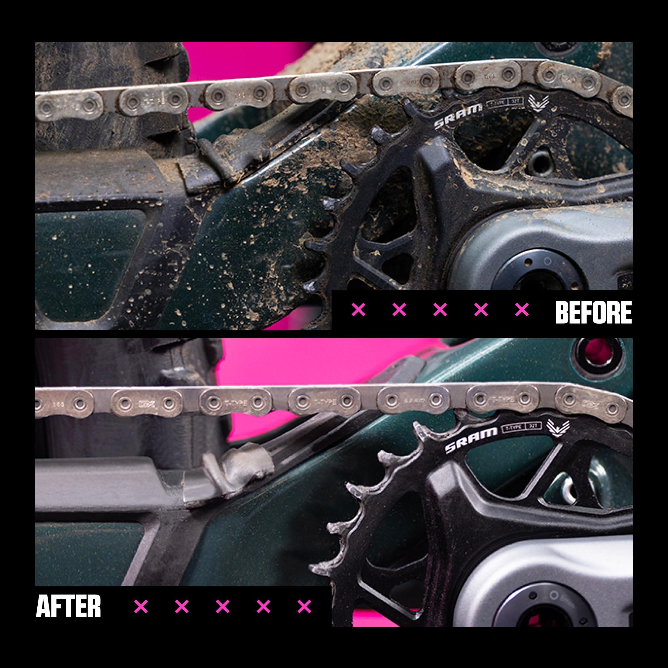 Muc-Off eBike Kit di Pulizia Ultimo - Kit Indispensabile per Pulire, Proteggere e Lubrificare la Tua e-Bike - Include Detergente per Bici, Detergente per Trasmissione, Spazzole e Altro