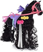 Vista 4 de Sunny Days Entertainment, LLC. Glam-R-Ranch Raven Dream - Horse Toy with Accessories