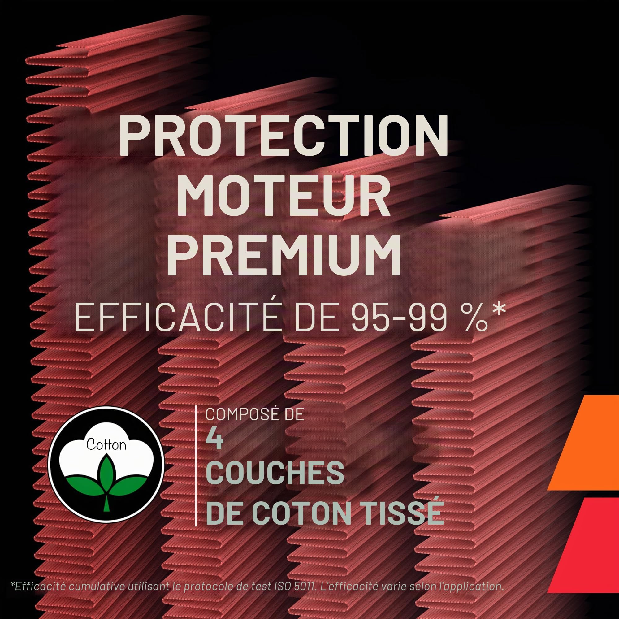 K&N Filtre à air de remplacement compatible avec Kawasaki Z900 / ZR900 2017- (KA-9017)