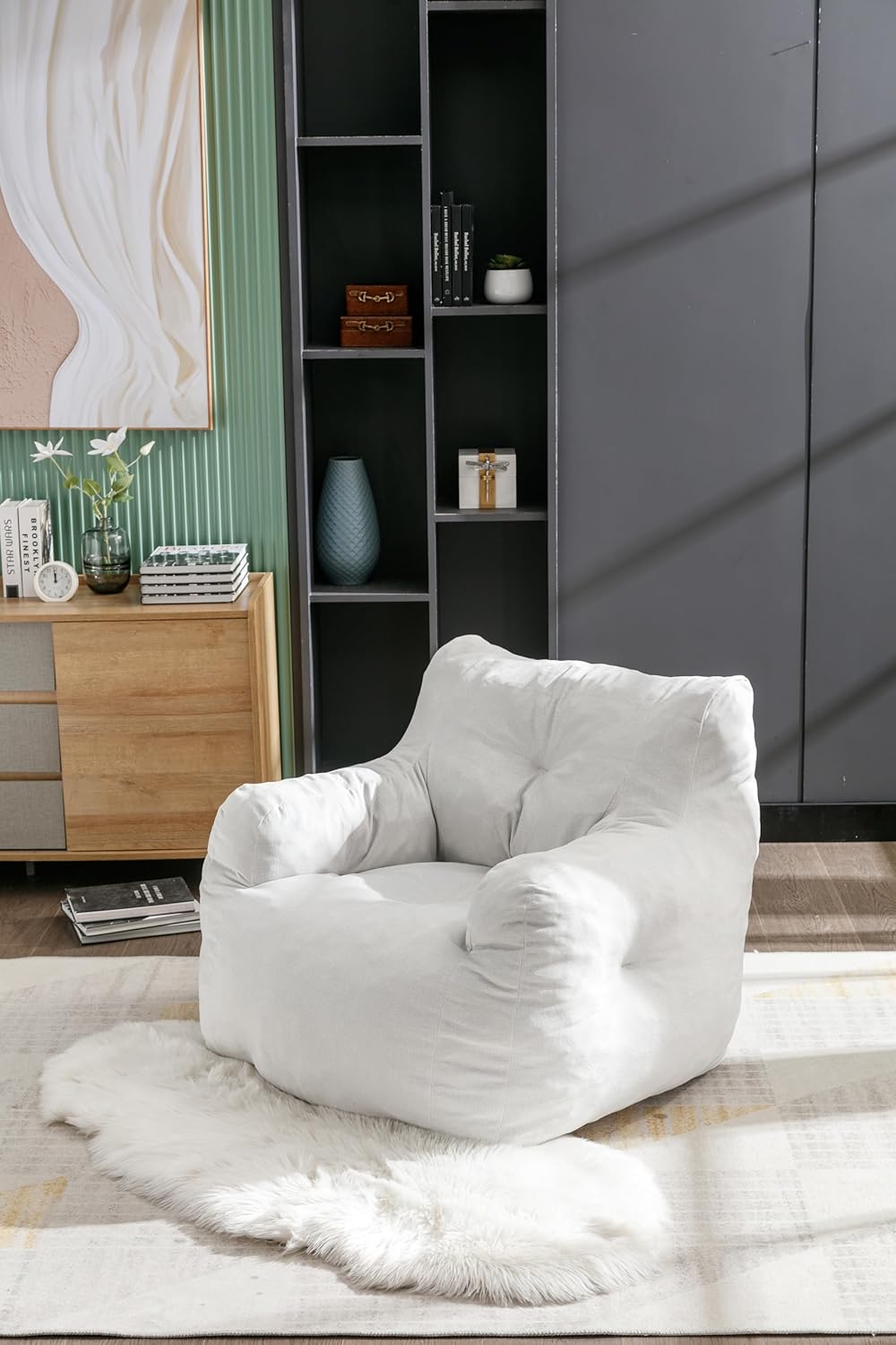 COCONINO WJ Bean Bag Chair, Adult Bean Bag Chair for Living