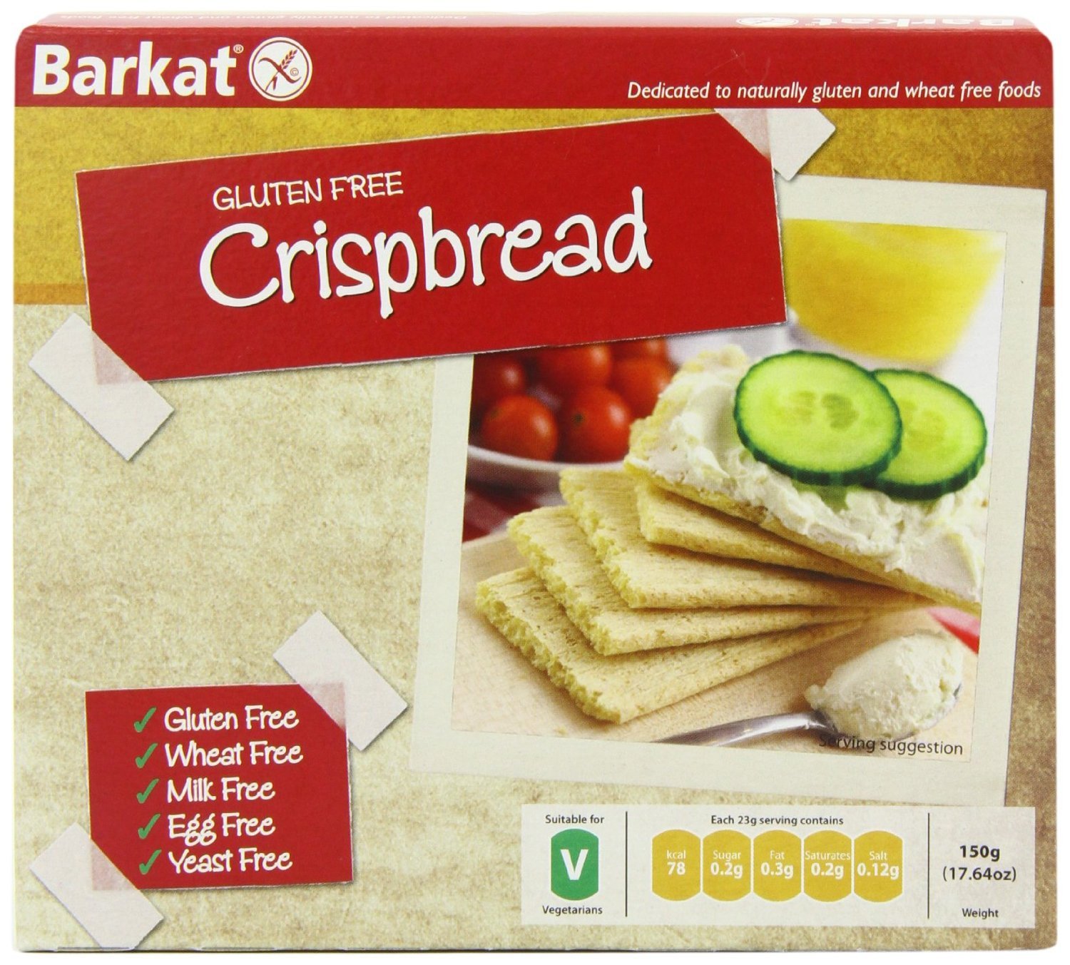 BarkatGluten Free Crispbread - 150g