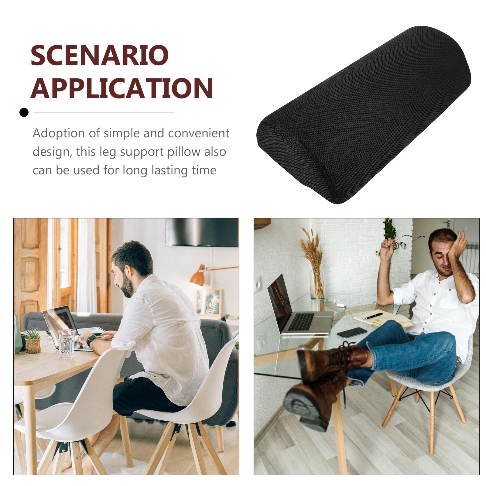 Angoily Halbroll Beinkissen als Kniekissen mit Ergonomischer Unterstützung