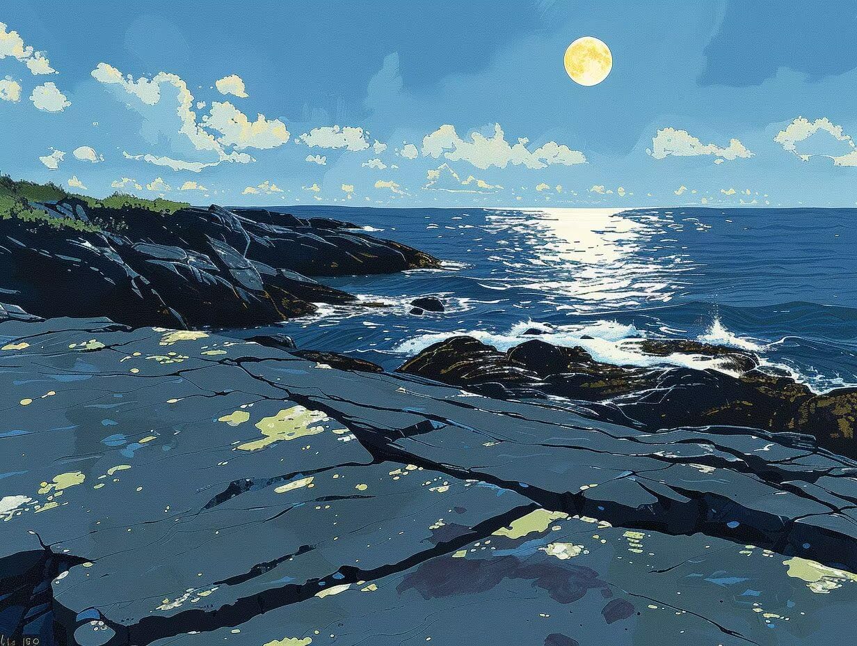 Diamond Painting Coucher de Soleil Mer 5D Kit complet 40x50cm - 8