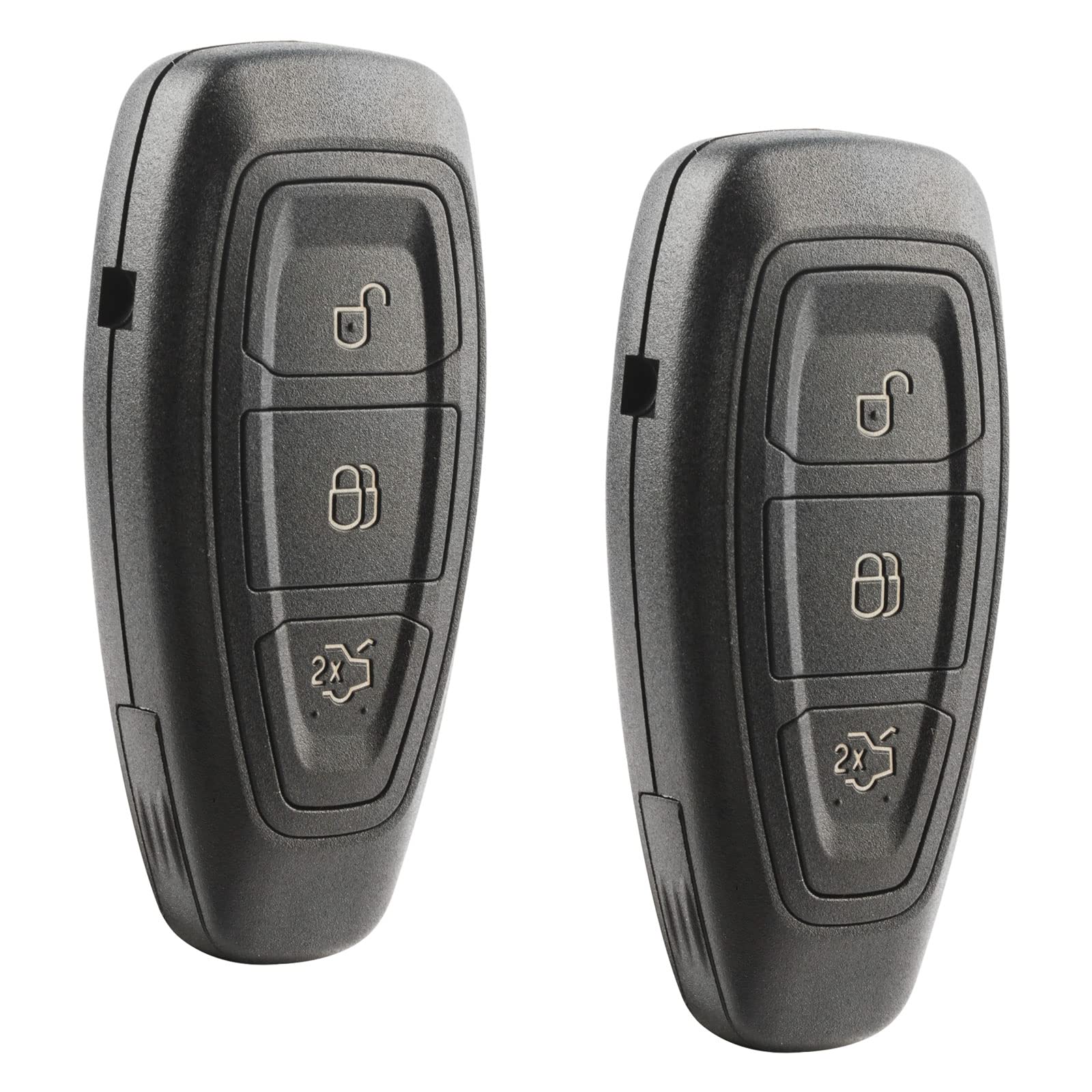 Replacement for 2011-2017 Ford C-Max Fiesta Focus 3-Button Keyless Entry Remote Key Fob KR55WK48801 (Set of 2)