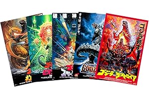 Godzilla Movie Poster Set of 5