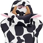 Techni Chaise de jeu de la vache noire de sport