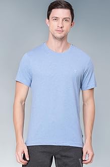 Van Heusen Men's Cotton Regular Fit T-Shirt