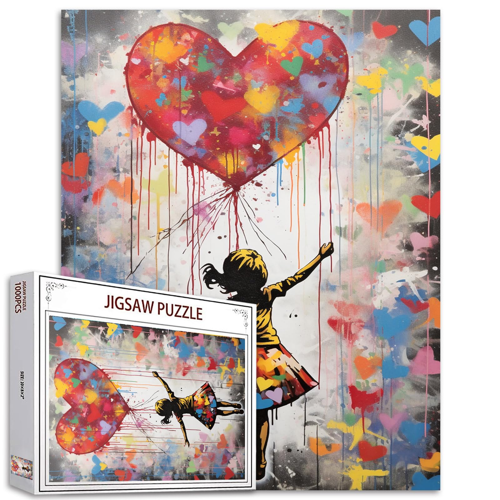 Tucocoo Puzzle de 1000 piezas para adultos, diosa del mar, pintura, rompecabezas, hadas abstractas, rompecabezas de 1000 piezas para desafiantes juegos de actividades familiares, océano, luz de luna — view 23