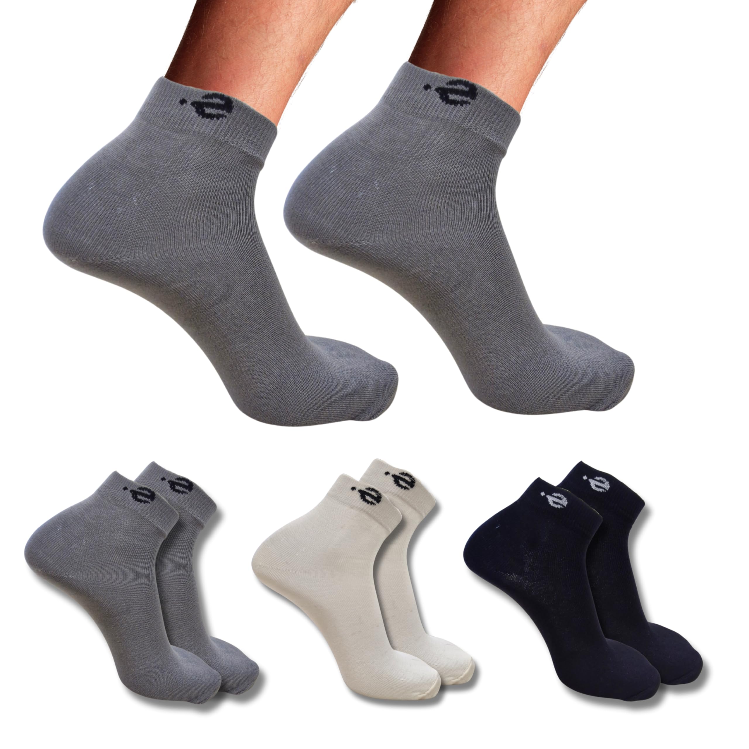 Eco-Friendly Bamboo Fiber Soft Socks | Anti-Smell Breathable Stretch Comfort for Work, Travel, Gym & Smart Outfits | Seamless Smooth Structure for Long Hours