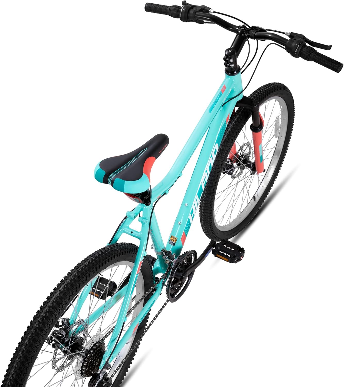 HILAND 20 Inch 26 Inch Mountain Bike for Women Girl, Lock-Out Suspension Fork, Aluminum Frame, Adult Ladies Mens MTB Bicycle