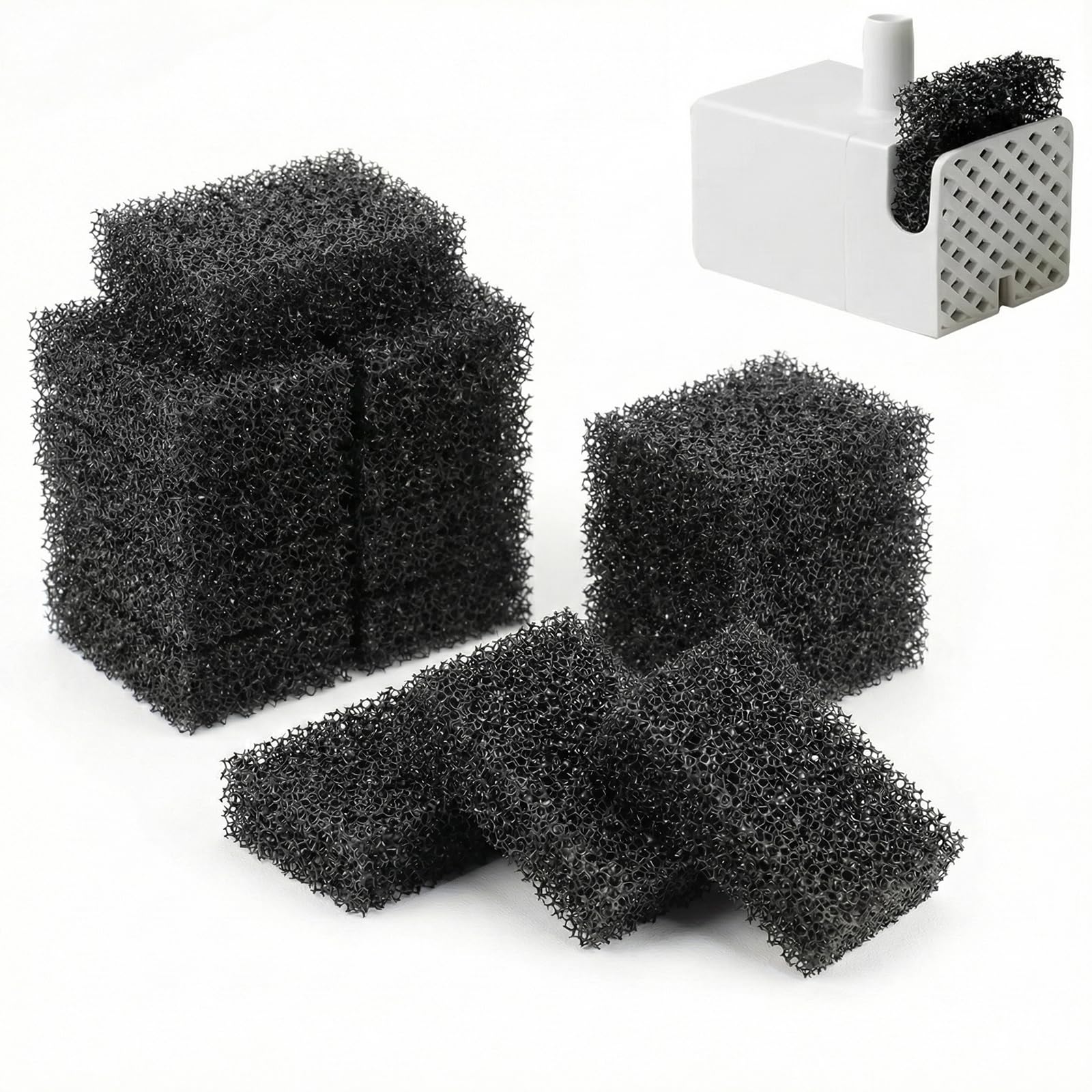 32 Pcs Filters for Cat Water Fountain Filters Replacement, Pet Drinking Fountain Sponge Filter Replacement, Replaced Foam Cat Water Filter Replacement for Cats Dog Waters Dispenser