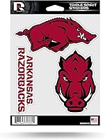 Vista 53 de Rico Industries NCAA - Lámina de adhesivos triple diseño de Alabama