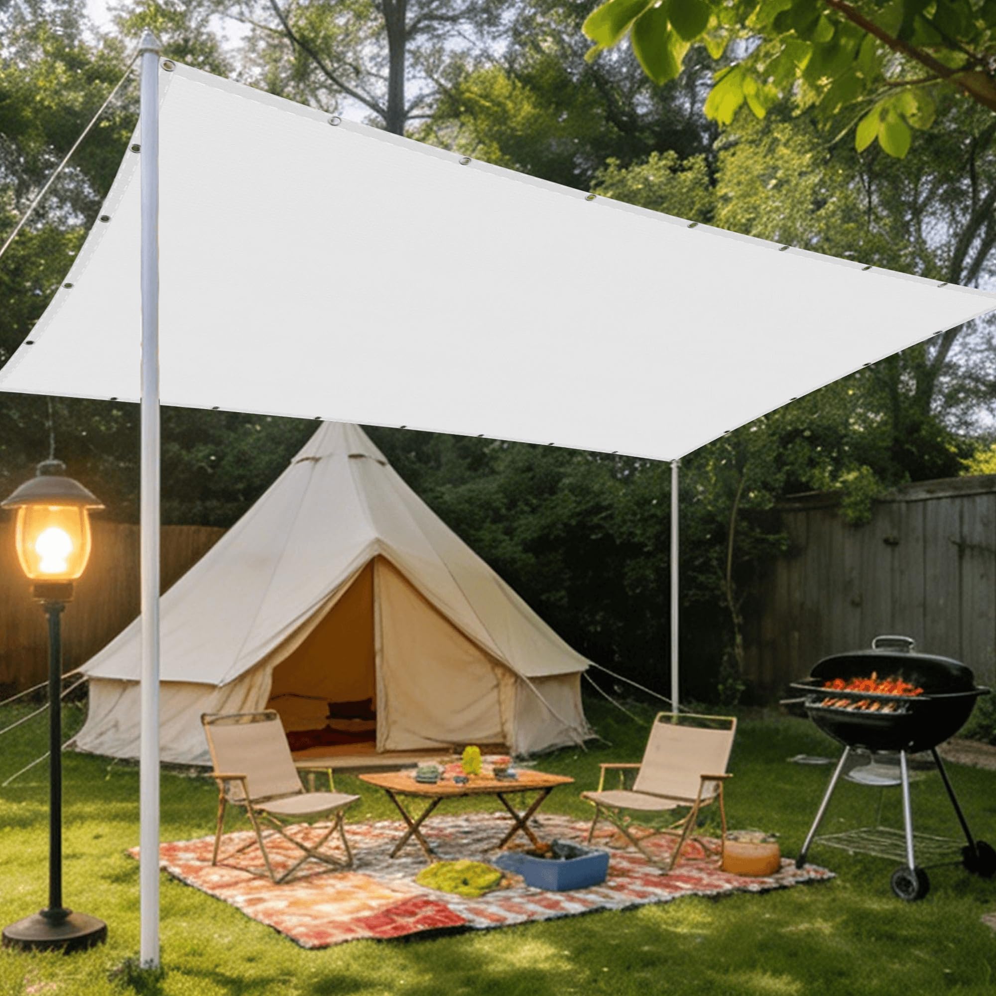 Protection solaire extérieure 140x360 cm pour bloquer la chaleur du balcon