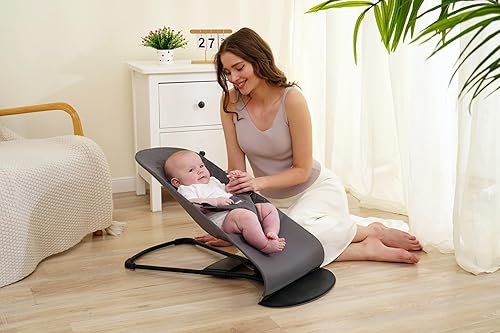 Miniatura 7 de Asiento de tela para Bouncer belltop Compatible con BabyBjörn Bouncer Soft & Bliss. Funda para Baby Bouncer (asiento) Hipoalergénico y transpirable.