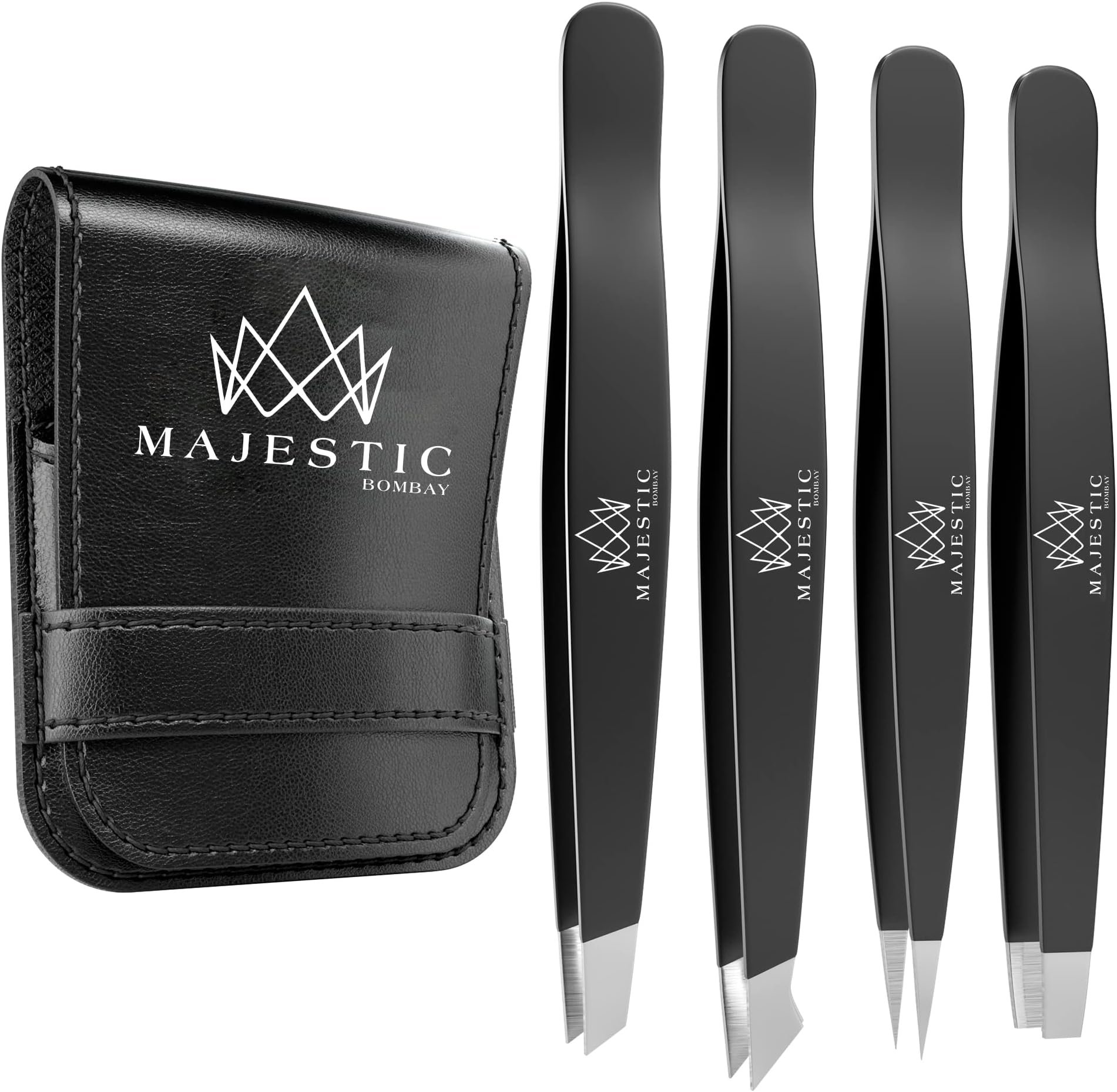 Tweezers Tweezers Set, Fine Point and Slant, Women and Men