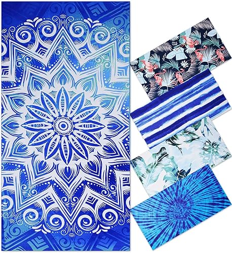 Toalla de playa de rizo de gran tamaño de 36 x 72 pulgadas, suave, extra grande, toallas de piscina para adultos, manta de liquidación, artículos