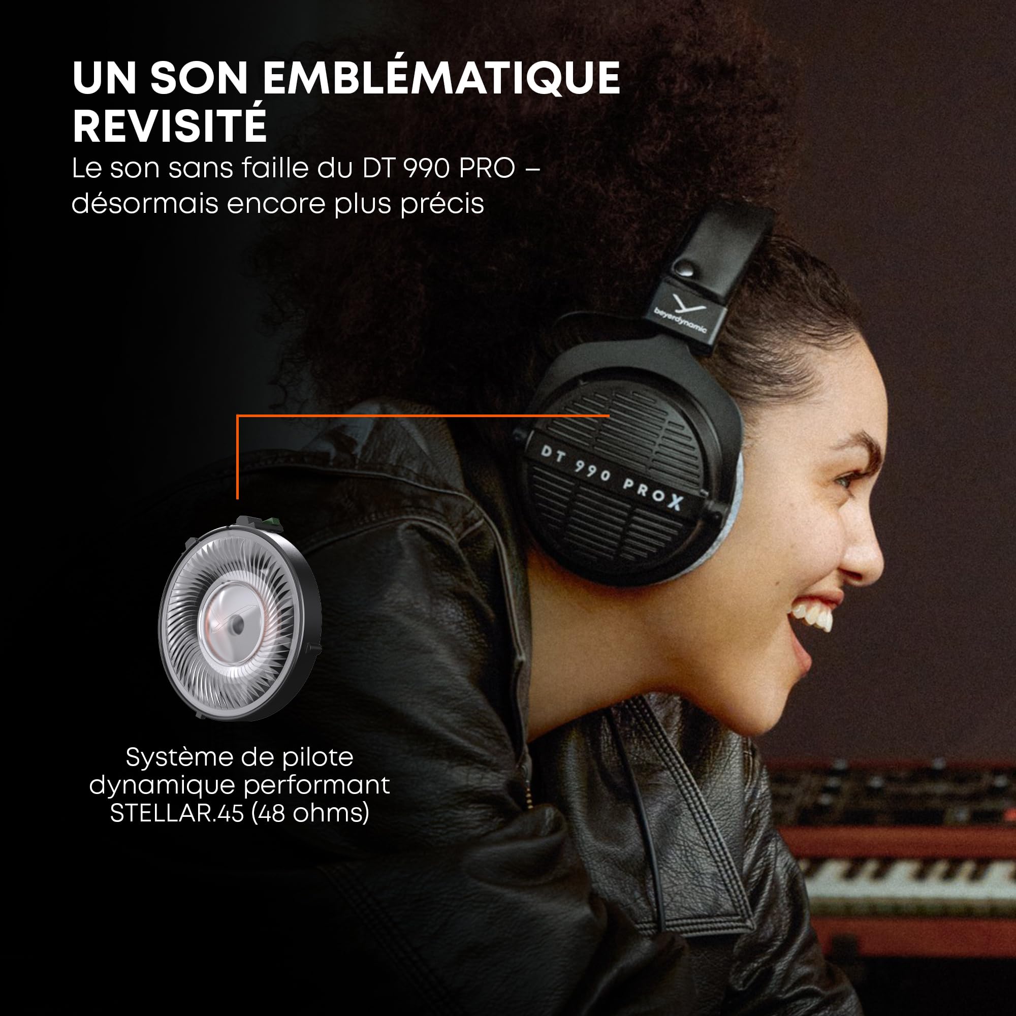 beyerdynamic DT 990 Pro X Casque de Studio Ouvert, pour Une écoute et Un Montage critiques (Ouvert)