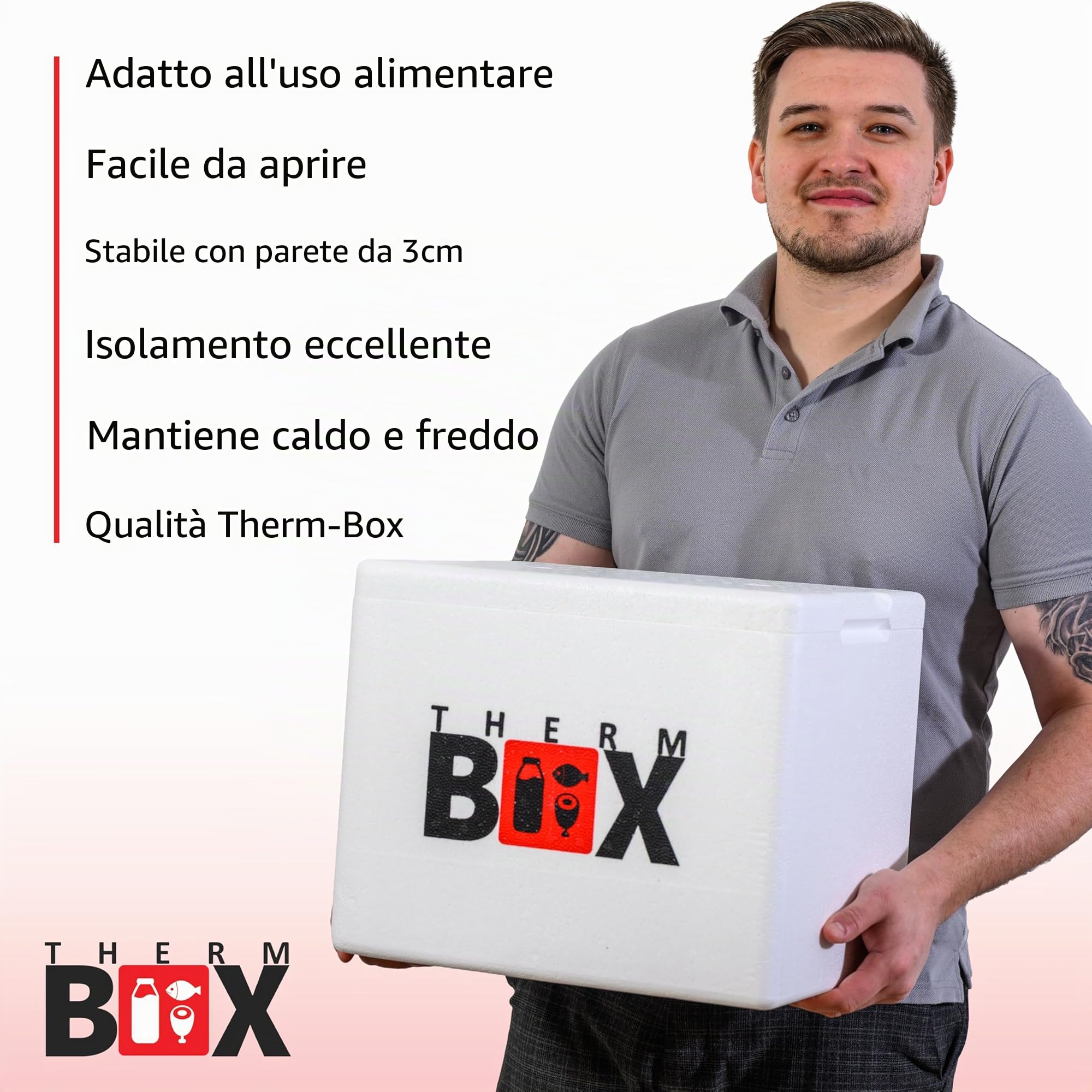 THERM BOX Scatola in polistirolo da 1 l fino a 19 l, in diverse misure