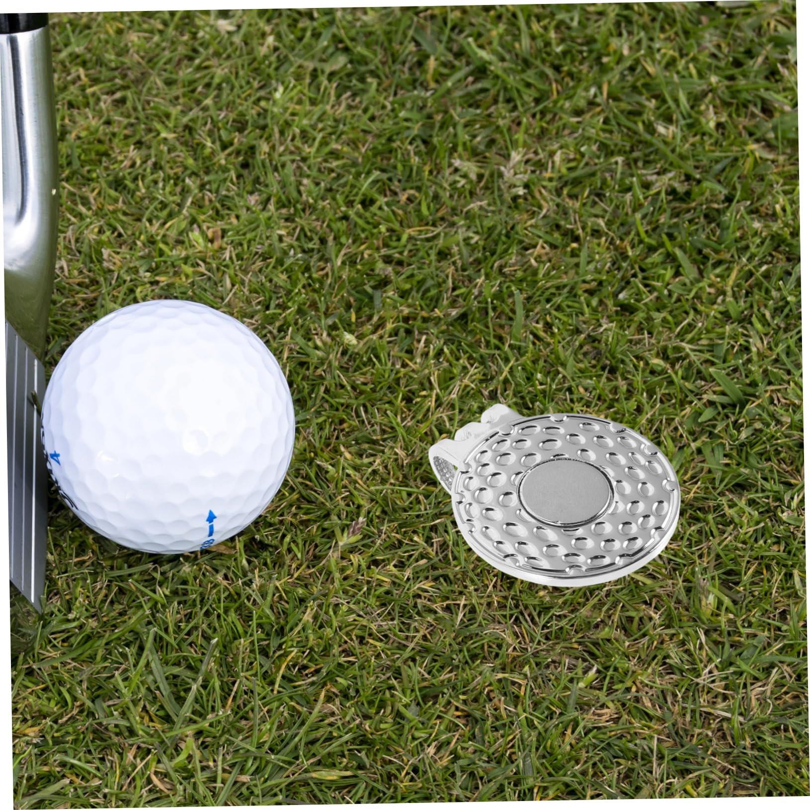 Abaodam Teiliges Golfschläger Ballmarker Clip Langlebige Hut Und Gürtelmarkierer Magnetische Golfzubehör Für Präzise Spielmarkierungen Für Golfliebhaber Und