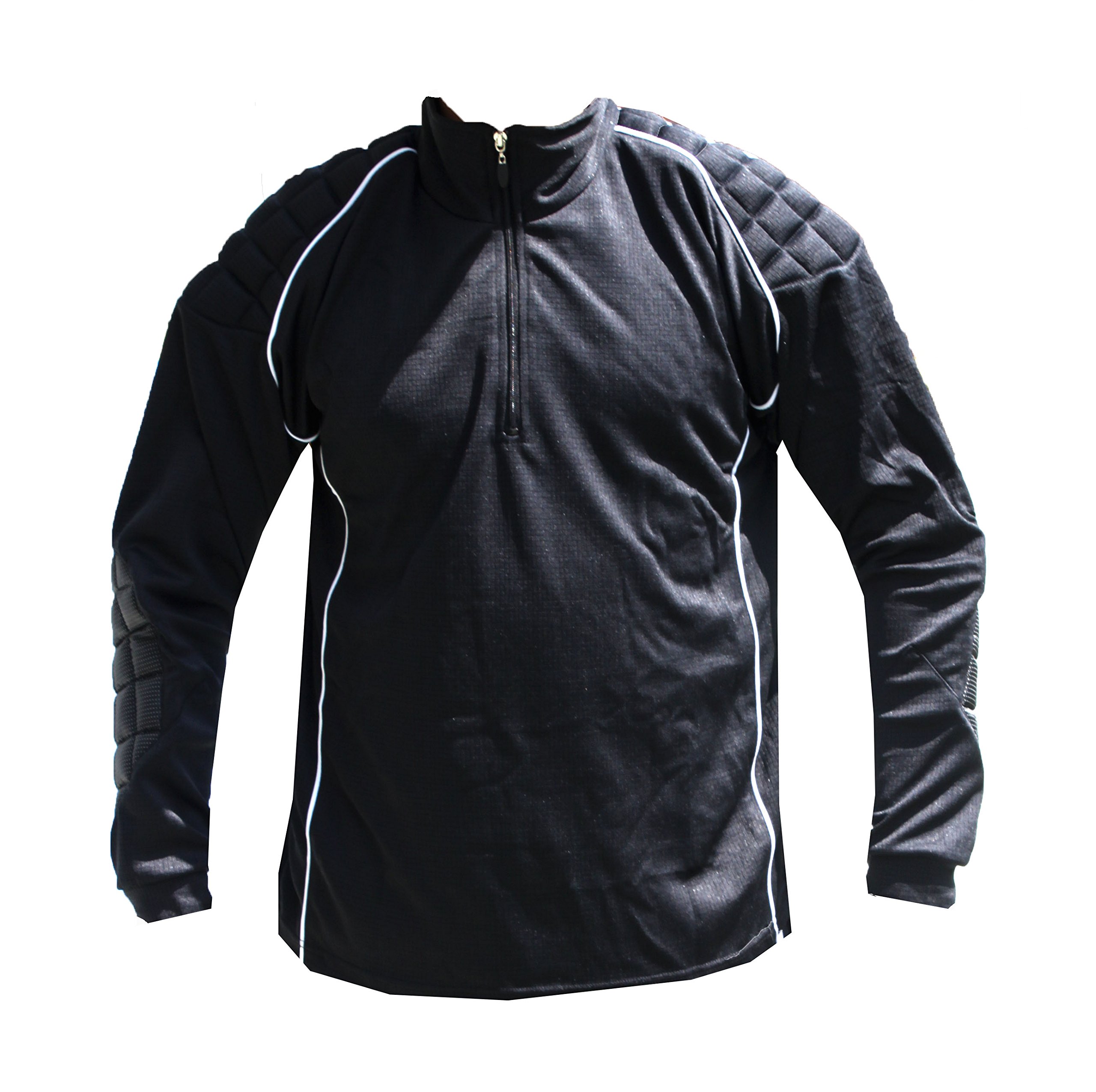 Lisaro Maillot Gardien de But Manches Longues Orange/Noir, Orange/Noir