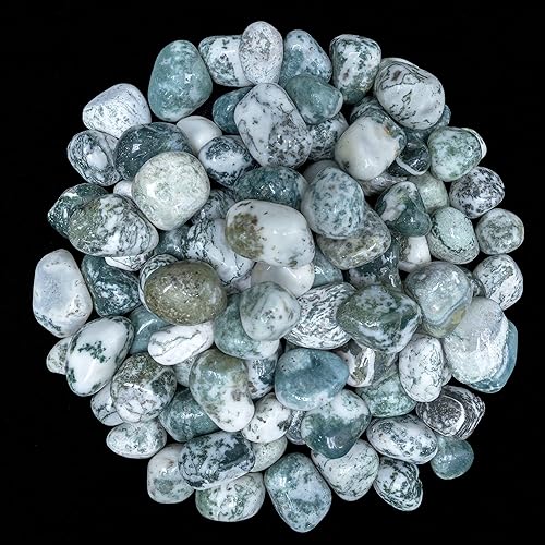 Miniatura 193 de Crocon Kit de cristales y piedras curativas de amatista de 1 libra para cristal curativo de Reiki, piedras pulidas moradas, piedras pulidas