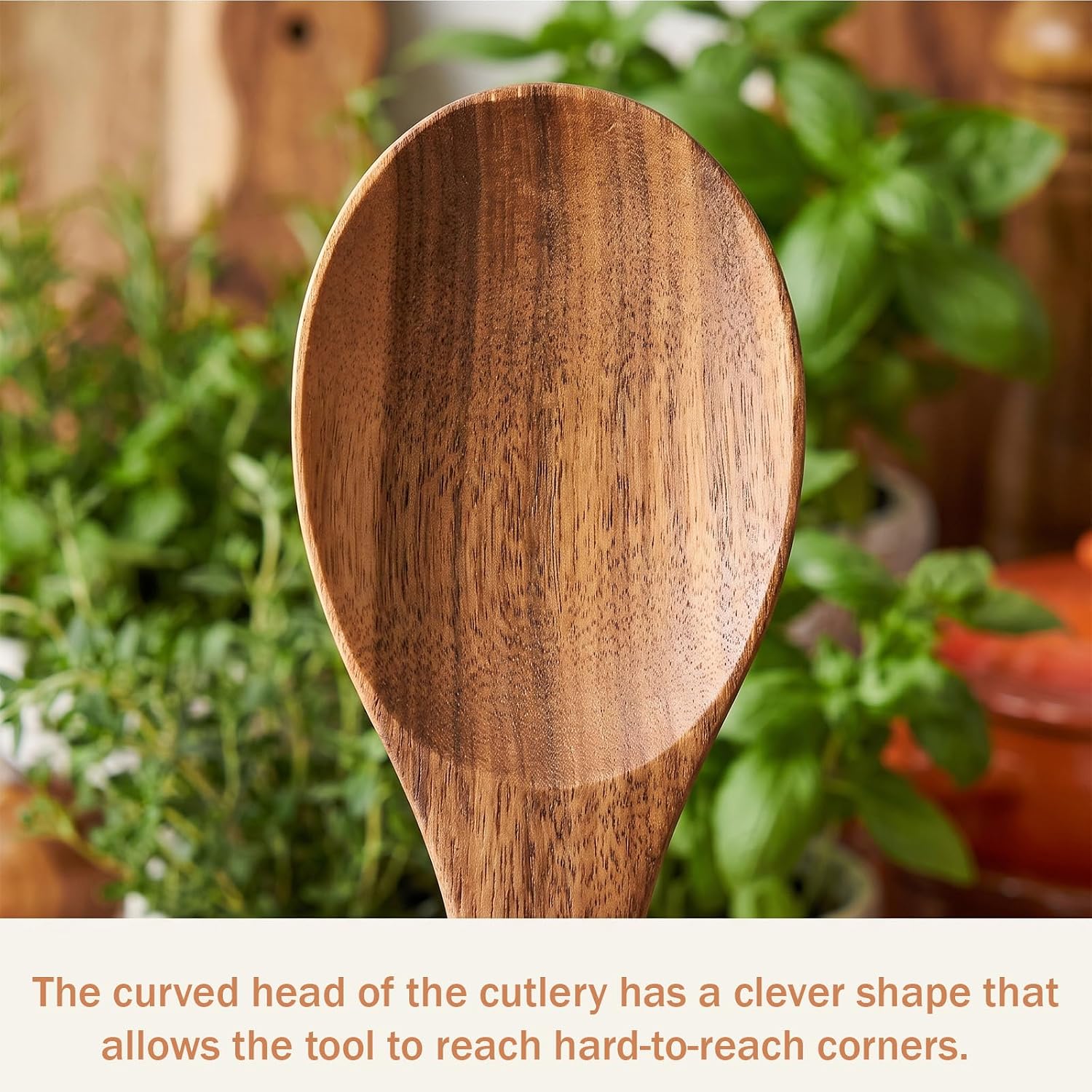 Wooden Cooking Spoon 14 Inch Good Grip Large Cooking Spoon