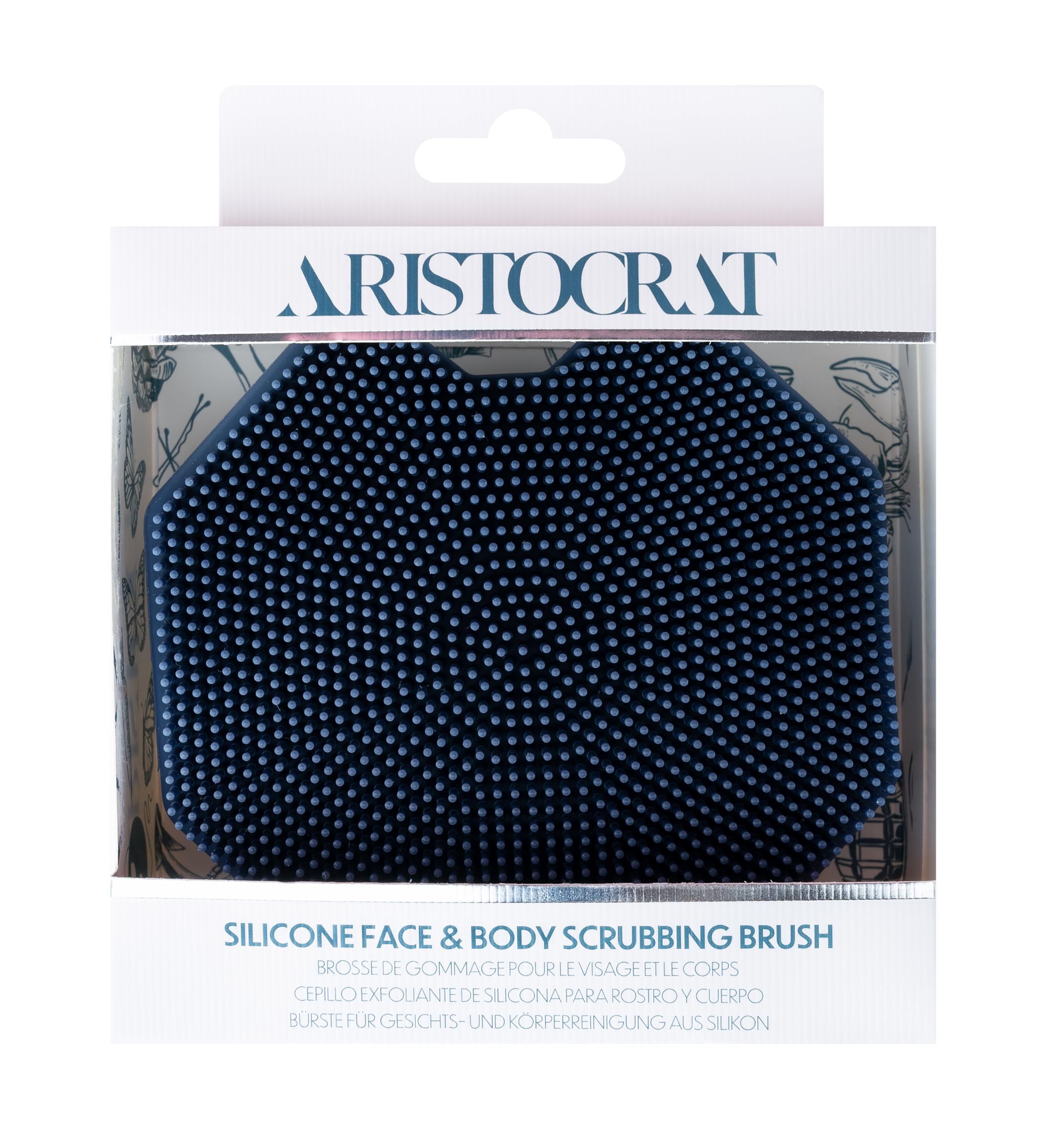 Aristocrat Silicone Face & Body Scrubbing Brush - Deep, Gentle & Hygienic