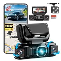 Videocamera da cruscotto a 360 gradi a 4 canali con WiFi 5G e controllo tramite app