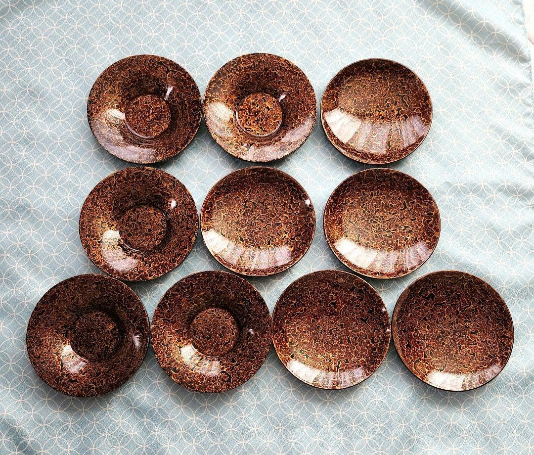 ✨高級・新品未使用✨ 会津桐志ほ里 桐 茶托 5客 伝統工芸 和 上品 桐皿 会津桐志ほ里 桐 茶托 5客 伝統工芸 和 上品 桐皿 ✨高級・新品未使用