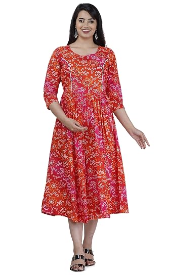 Long Maternity Dress at Amazon 