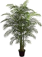 Nearly Natural 6.5ft Artificial Areca Palm Tree, UV Resistant (Indoor/Outdoor)