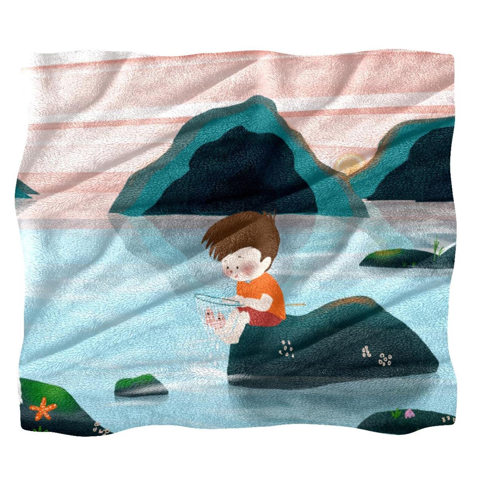Couvre-lit chien de dessin animé pour lit d'enfant confortable et doux