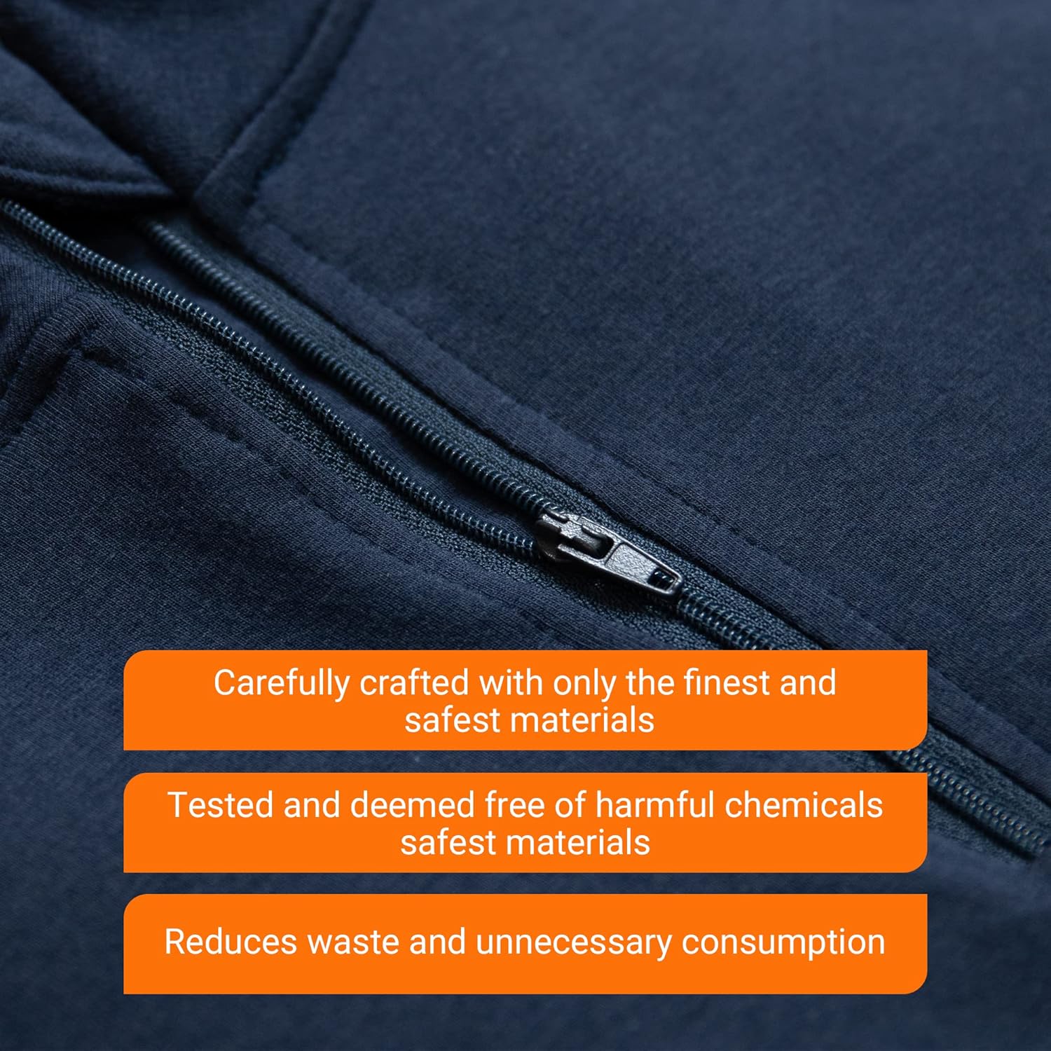 Men's Performance Quarter Zip Pullover, Performance Athletic Long Sleeve Mock Neck Moisture Wicking Pullover - Image 7