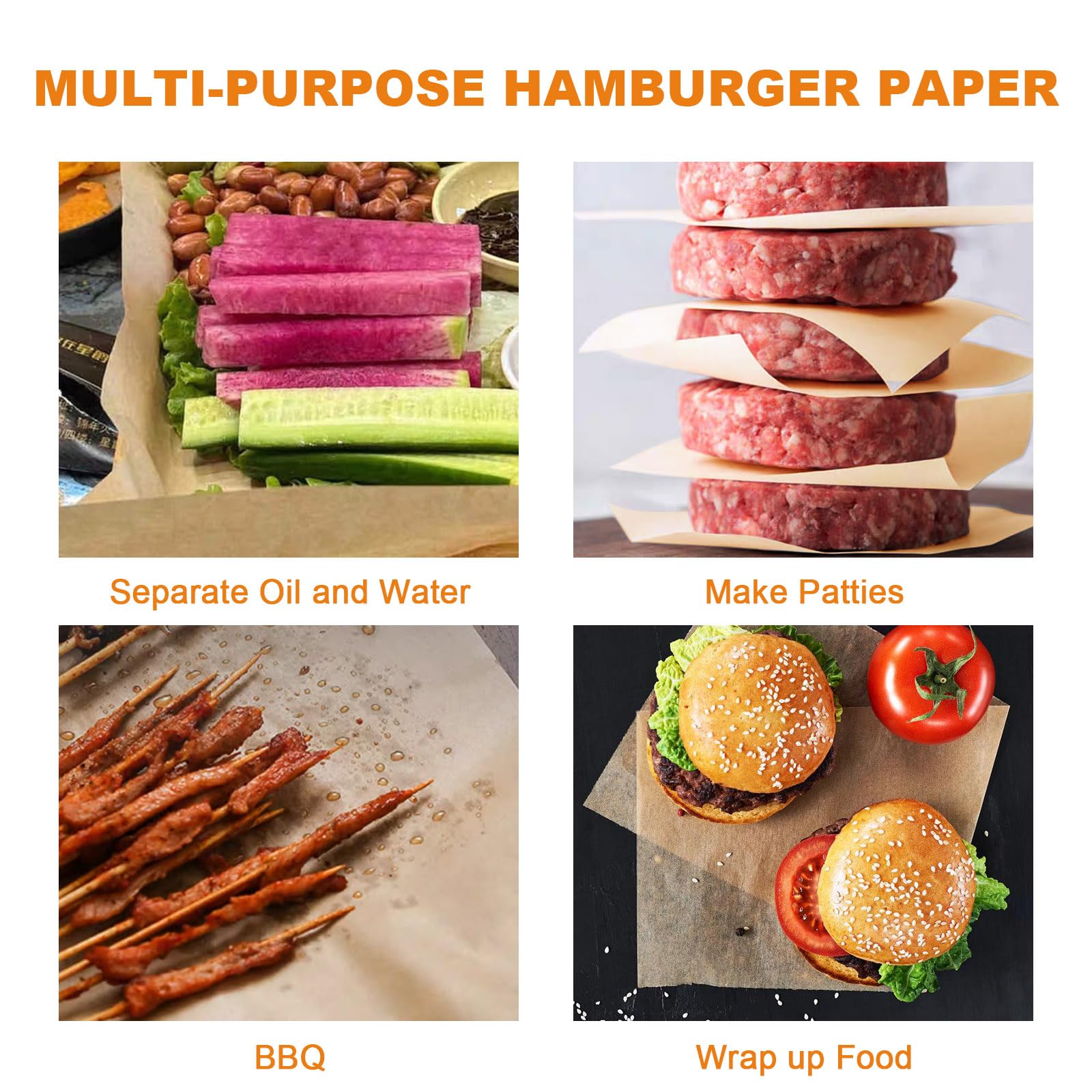 Smash Burger Kit, Presse Burger, Acier Inoxydable Spatule Plancha, avec 20 Papier Steak Haché, Papiers à Hamburger, Professionnel d'Accessoires Barbecue