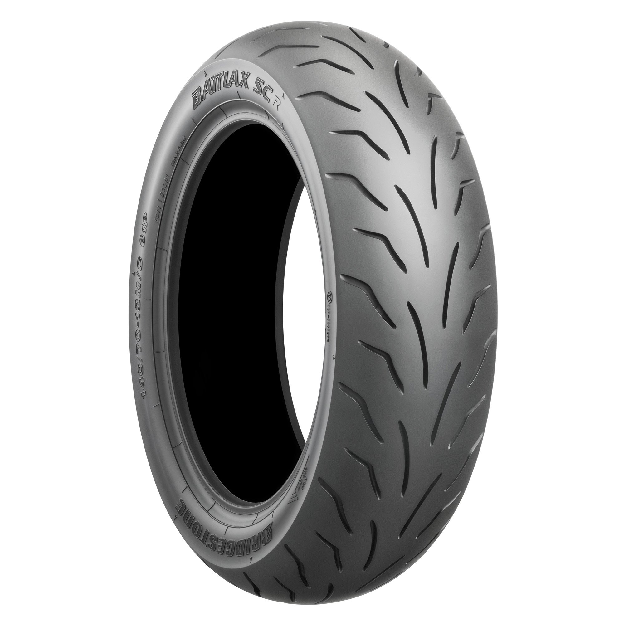 Bridgestone BATTLAX SC R TL - 70/80/R14 53P - C/70dB - Summer Tyres (Motorcycle)