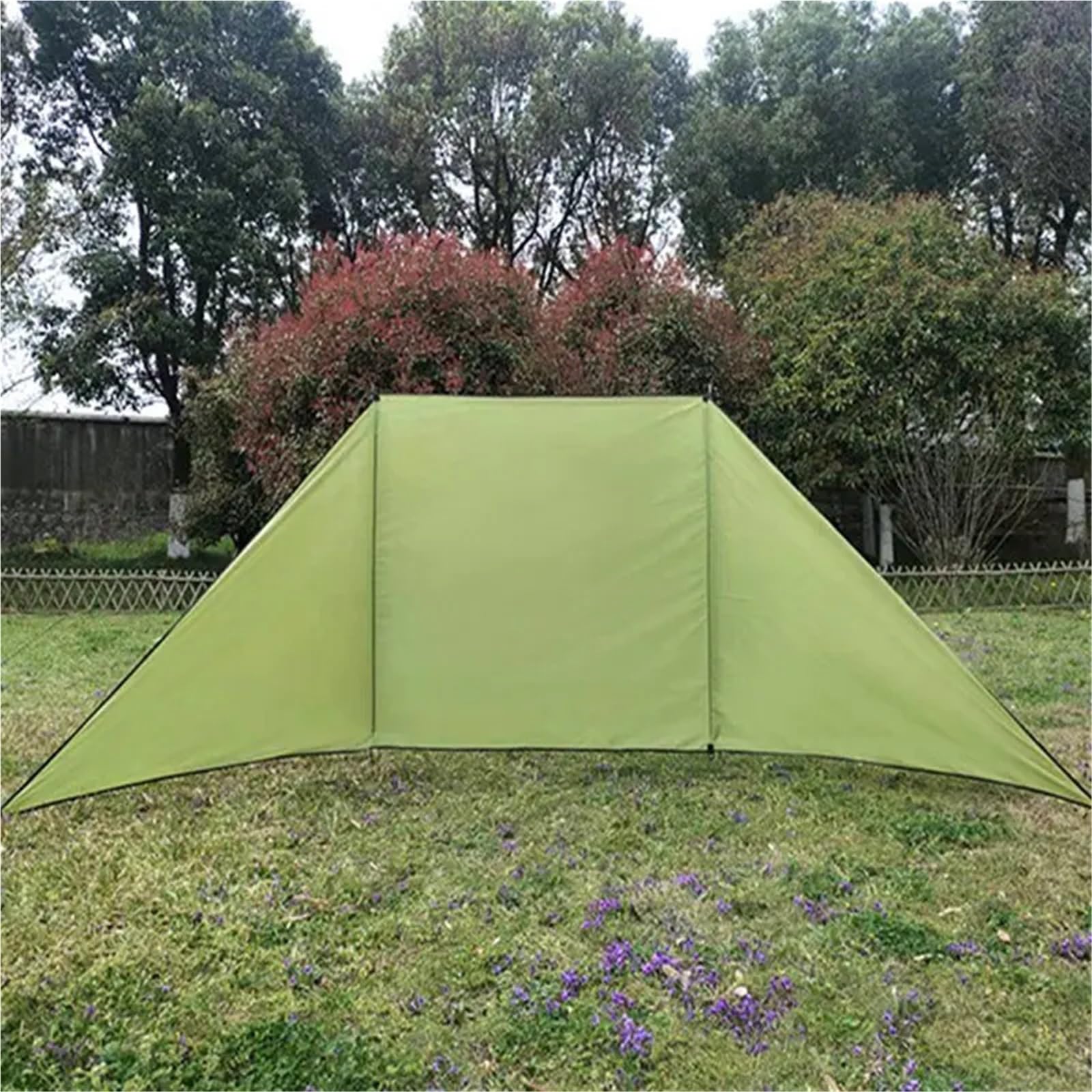 Paravento da Spiaggia Parabrezza da Campeggio Pieghevole Portatile in Tessuto Oxford 210D for Esterni, Schermo for la Privacy, Spiaggia e Giardino(Style B450x140cm)