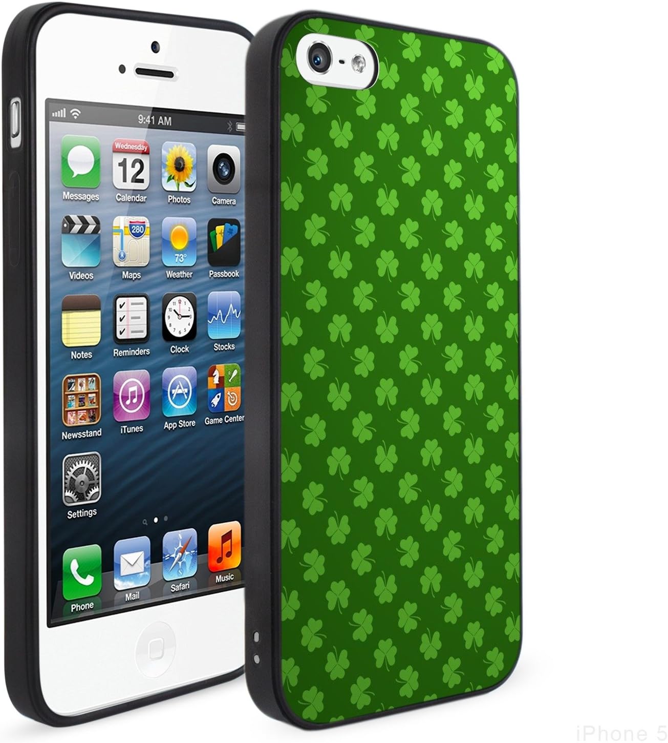 Shamrock iPhone 5/5S Case, iPhone SE Case, Hybrid Slim Case