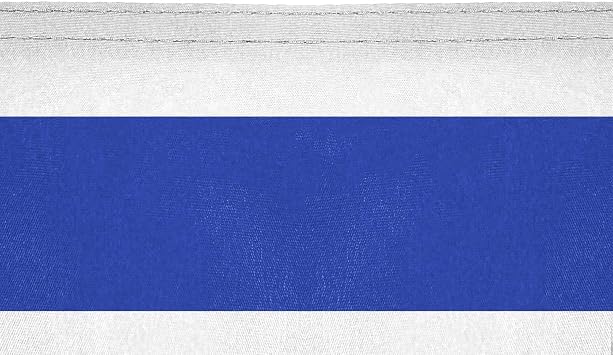 Israel Flag 5ft x 3ft National Flag White with Blue Star of David Two Horizontal Stripes Premium Quality Polyester Double Stitched Brass Grommets 150cm x 90cm Indoor Outdoor Banner Display