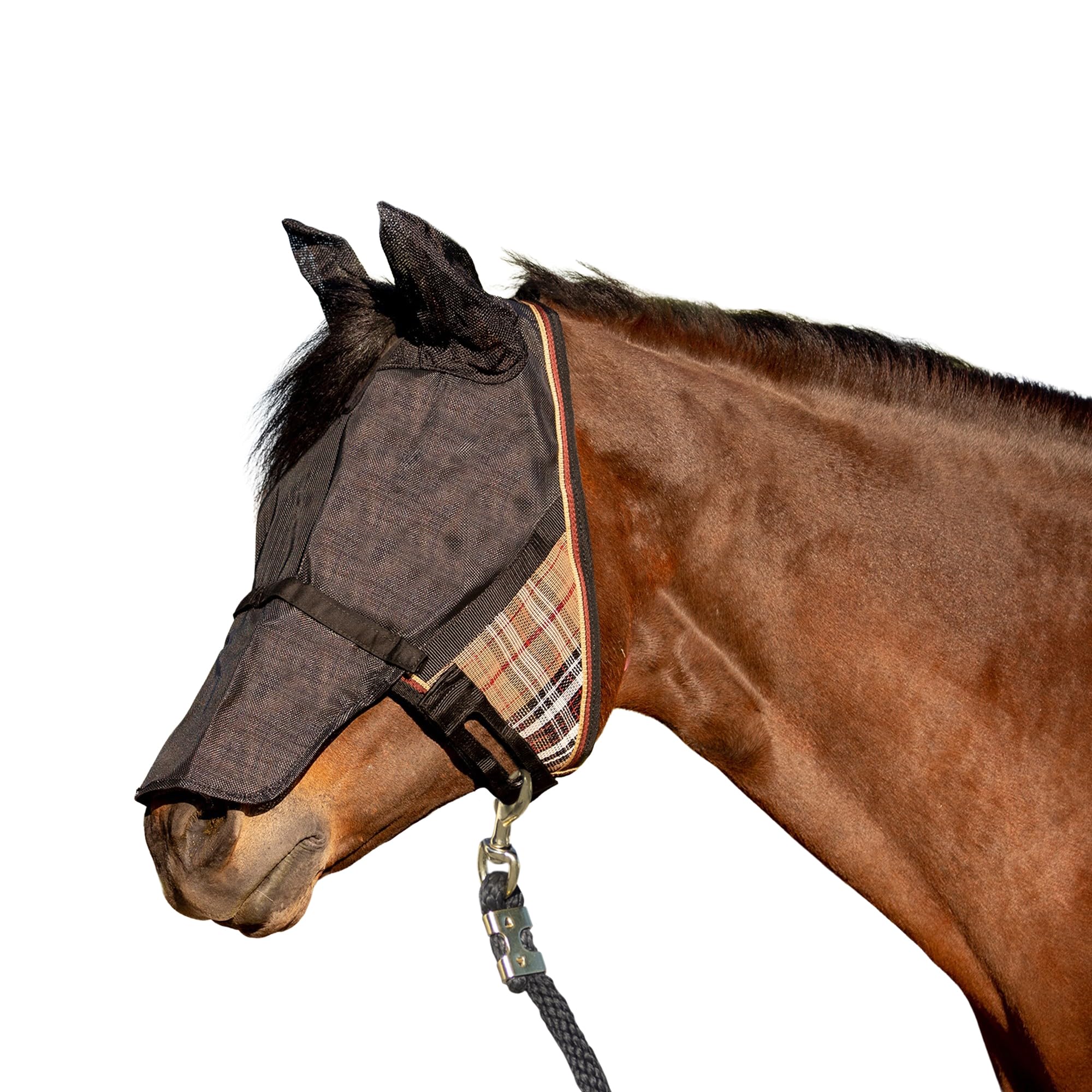 Kensington UViator CatchMask con orejas y apertura extraíble para nariz y antebloqueo, grande, negro de lujo